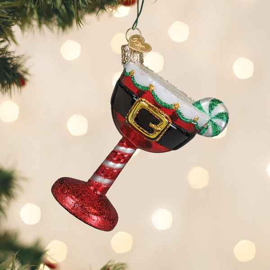 Santa Cocktail Ornament