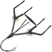 ExionPro 5 Point Bling Breastplate with Elastic & Sheepskin Padding