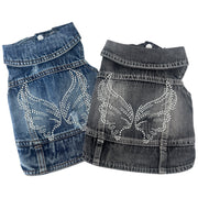 Denim Rhinestone Vest
