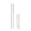 Load image into Gallery viewer, Clear Glass Icicles Set Of 24 Ornament - Southlake Paws
