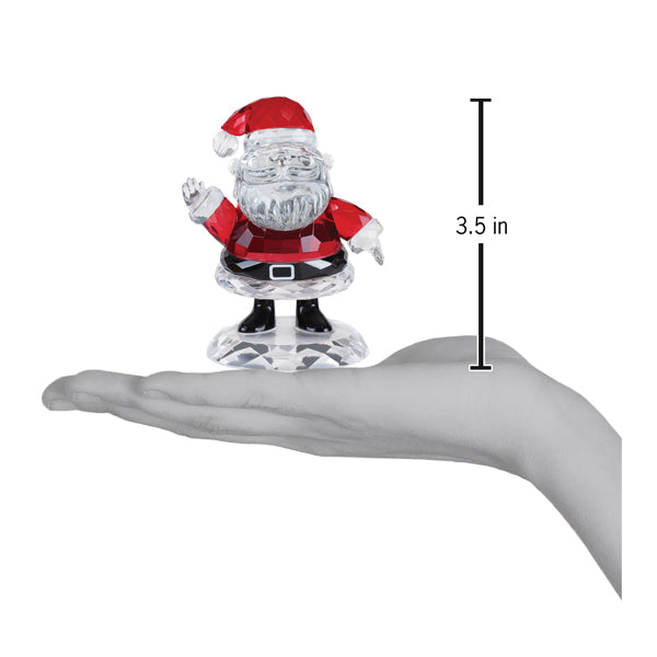 Santa Claus Crystal Figurine - Southlake Paws