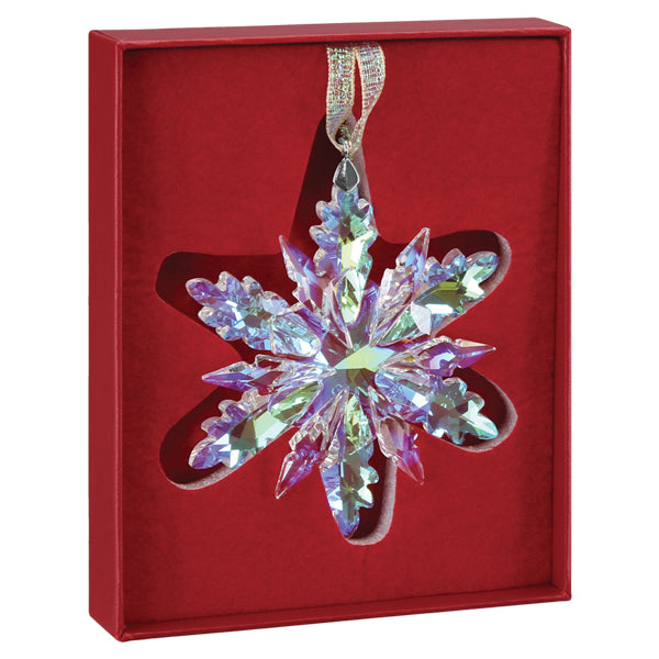 Radiant Crystal Snowflake Ornament - Southlake Paws