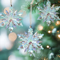 Load image into Gallery viewer, Radiant Crystal Snowflake Ornament - Southlake Paws
