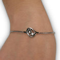 Load image into Gallery viewer, Paw Print And Heart Jewelry, Sterling Silver Close To My Heart Adjustable Bracelet
