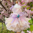 Load image into Gallery viewer, Luxury Handmade Pink Pearl Starfish Dog Party Dress - Southlake Paws

