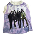 Load image into Gallery viewer, Upcycled Dog Tank - M "KISS PURP/WHT"
