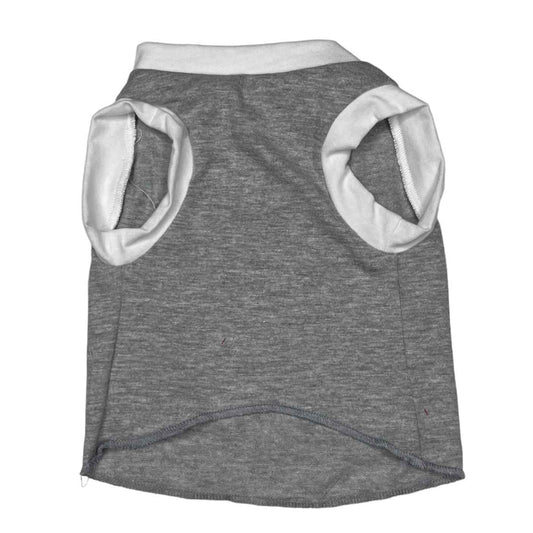 Upcycled Dog Tank - S "KISS (CATMAN) WHT"