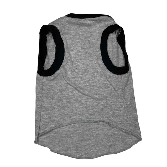 Upcycled Dog Tank - L "KISS LOGO"