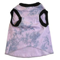 Load image into Gallery viewer, Upcycled Dog Tank - L "KISS PURPLE/BLACK'"
