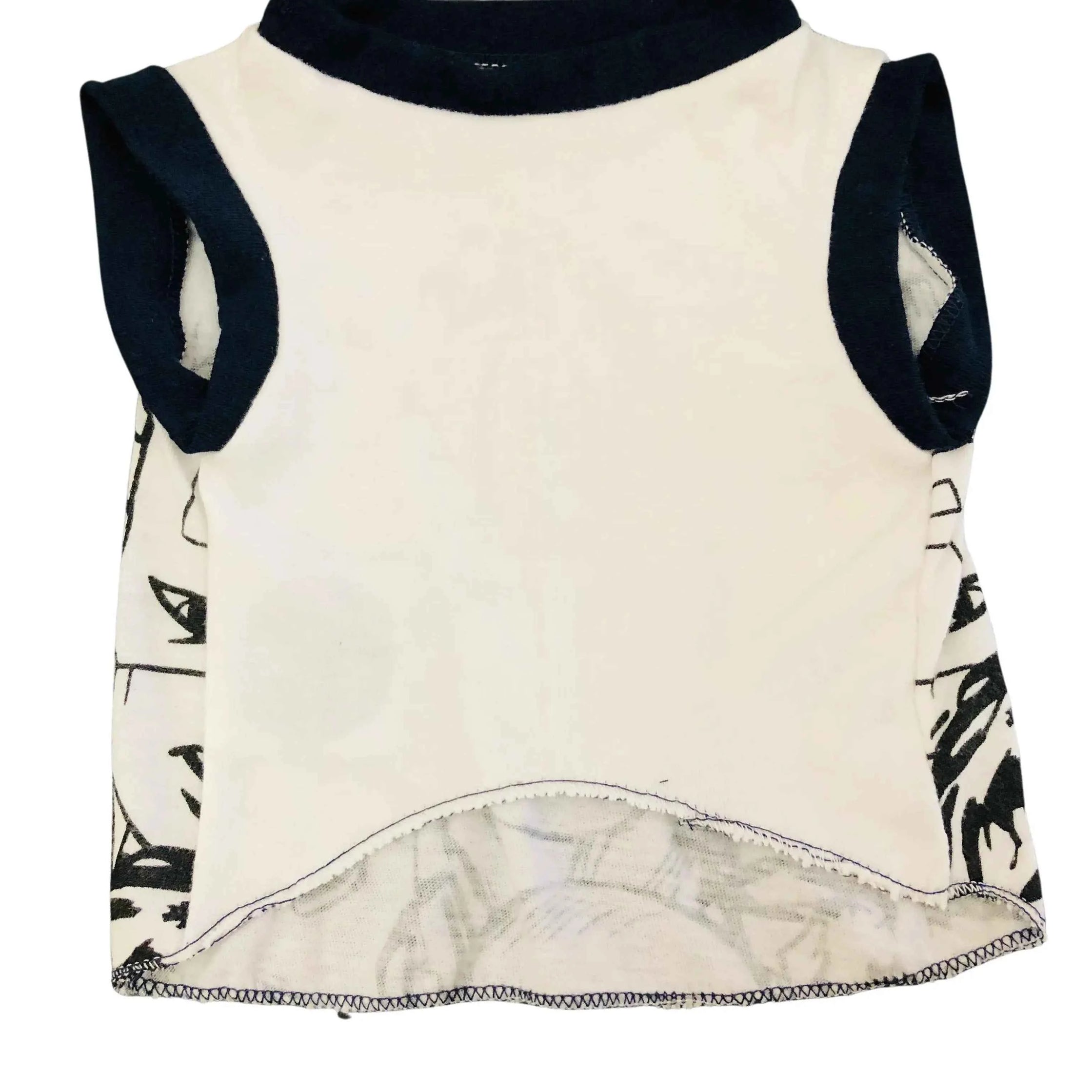 Upcycled Dog Tank - XS "HERO"