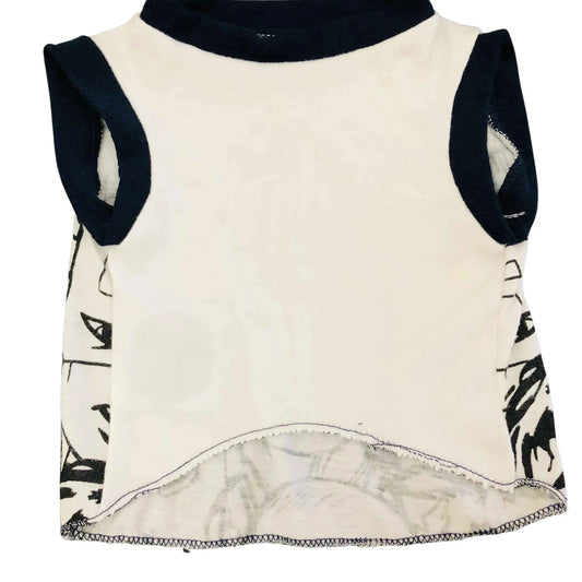Upcycled Dog Tank - XS "HERO"
