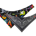 Load image into Gallery viewer, Reversible Guitar Bandana - Black/Red
