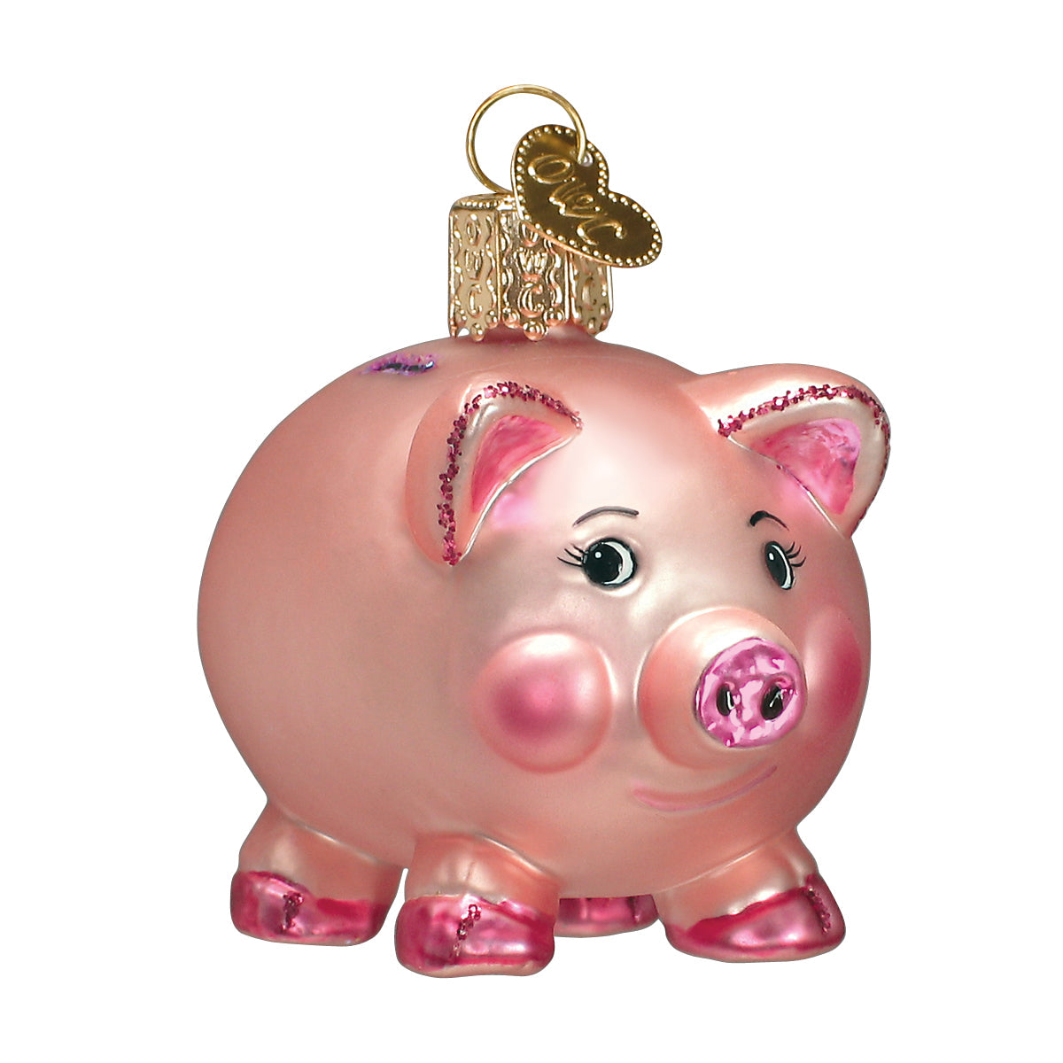 Piggy Bank Ornament - Southlake Paws