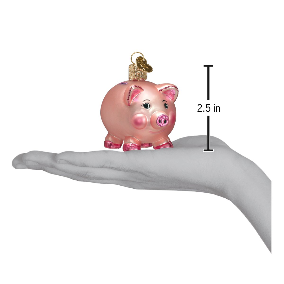 Piggy Bank Ornament - Southlake Paws