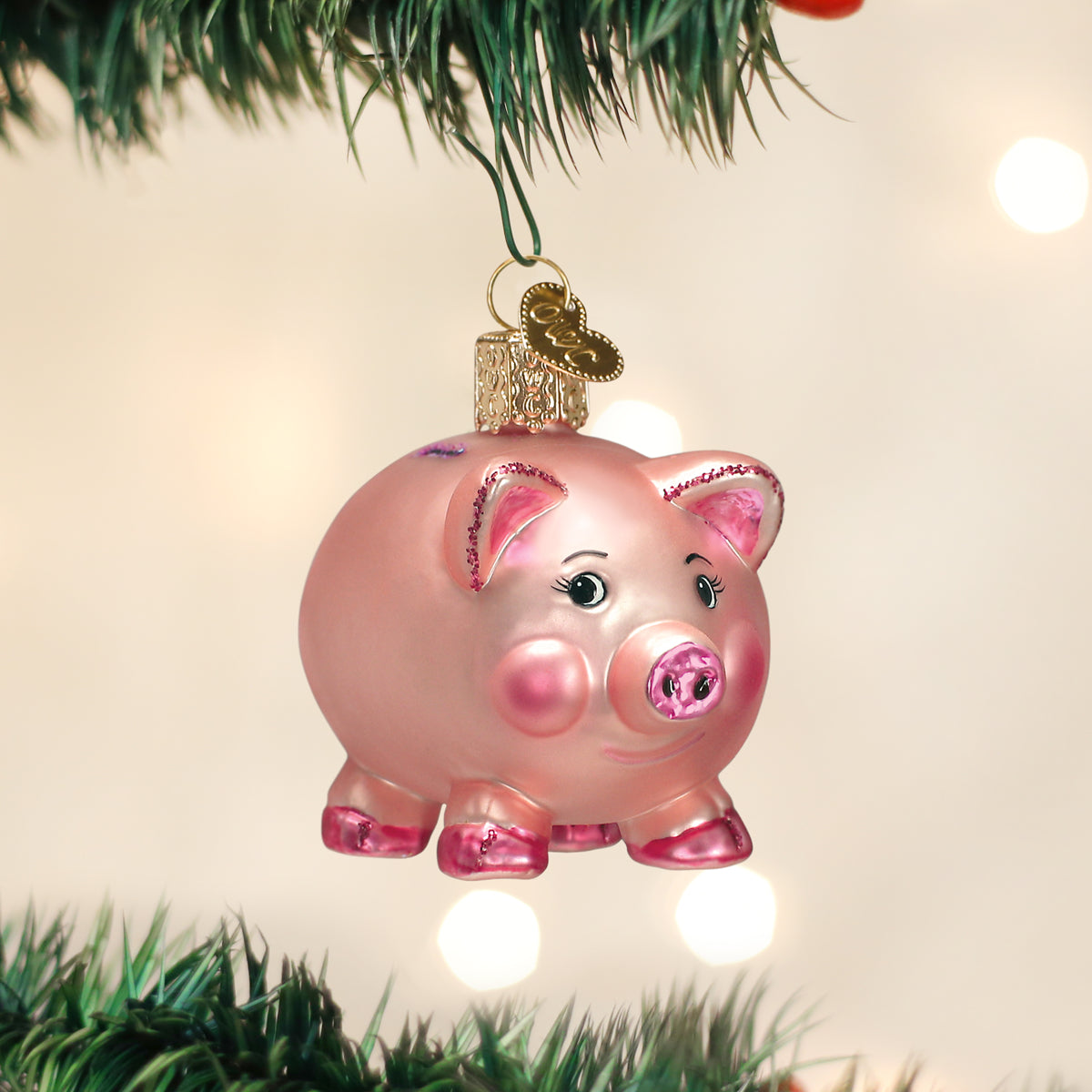 Piggy Bank Ornament - Southlake Paws