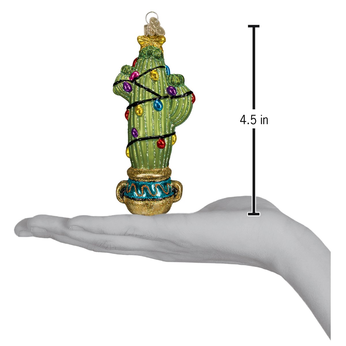 Christmas Cactus Ornament - Southlake Paws