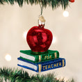 Load image into Gallery viewer, Teacher's Apple Ornament - Southlake Paws
