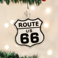 Load image into Gallery viewer, Historic Route Sign Ornament - Southlake Paws
