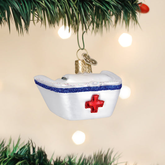 Nurse's Cap Ornament - Southlake Paws