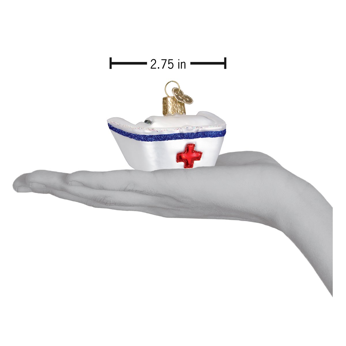 Nurse's Cap Ornament - Southlake Paws