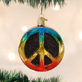 Load image into Gallery viewer, Peace Sign Ornament - Southlake Paws
