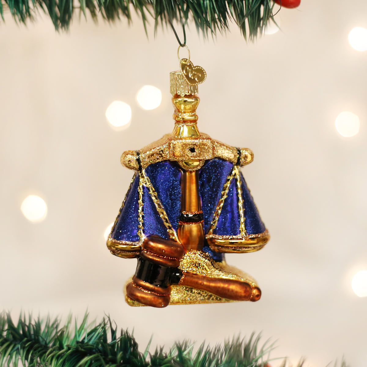 Scales Of Justice Ornament - Southlake Paws