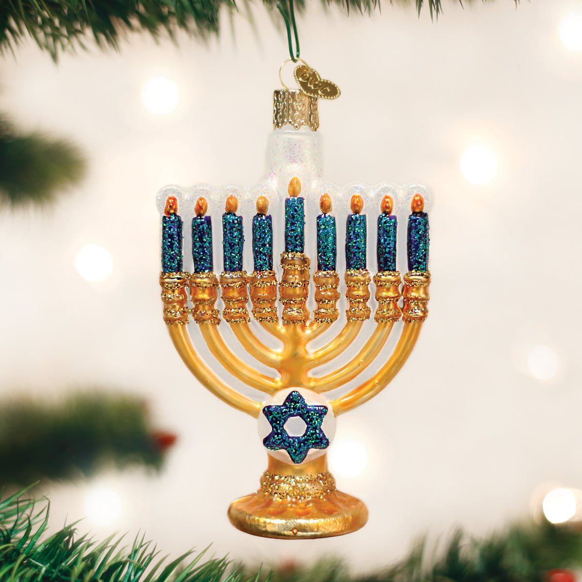Menorah Ornament - Southlake Paws