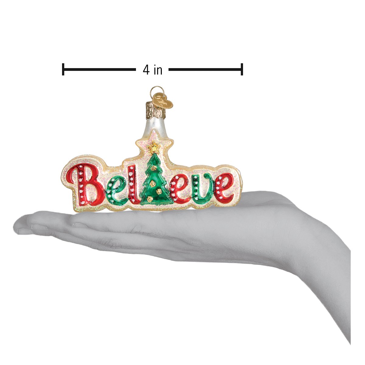 Believe Ornament - Southlake Paws