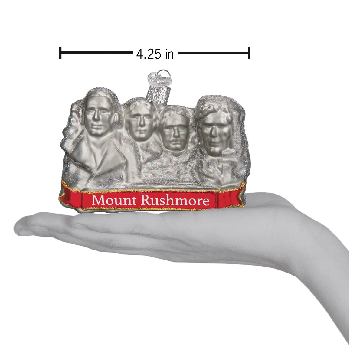 Mount Rushmore Ornament - Southlake Paws