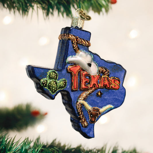State Of Texas Ornament - Southlake Paws