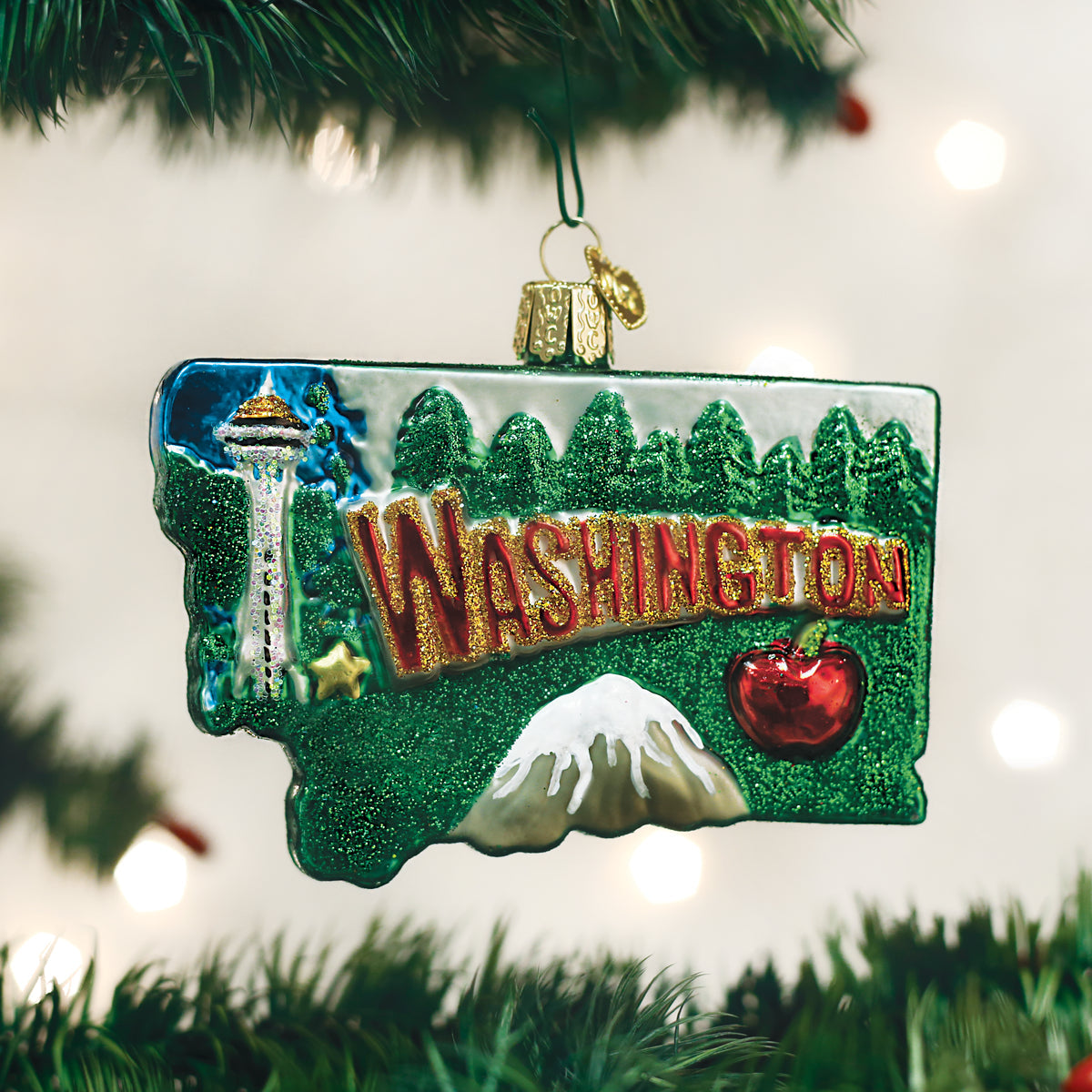 State Of Washington Ornament - Southlake Paws