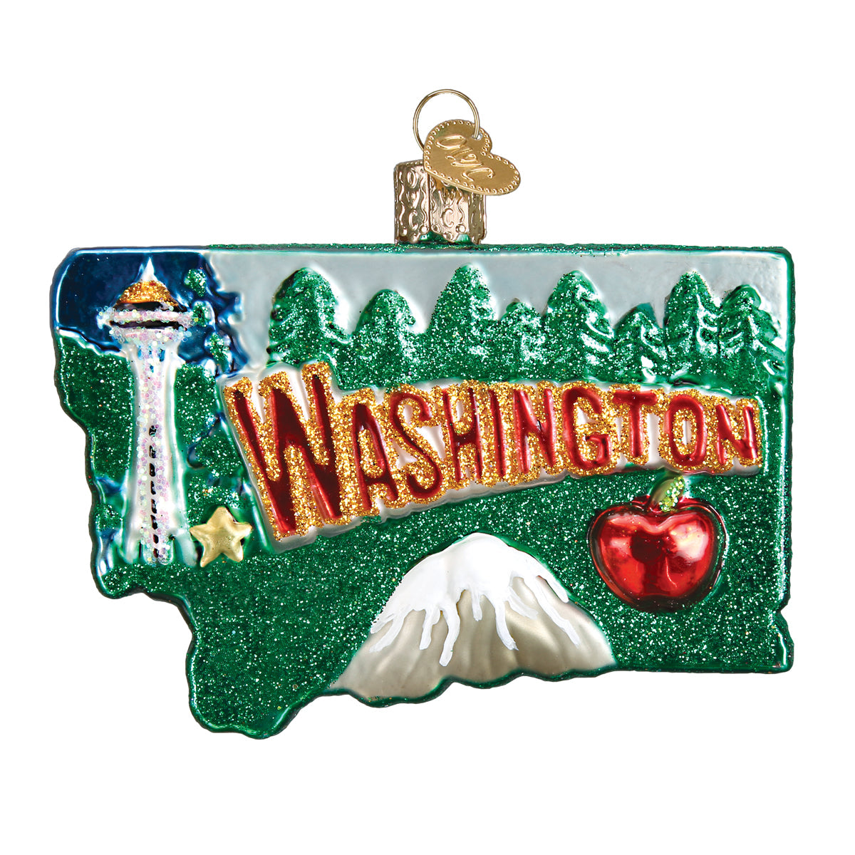 State Of Washington Ornament - Southlake Paws