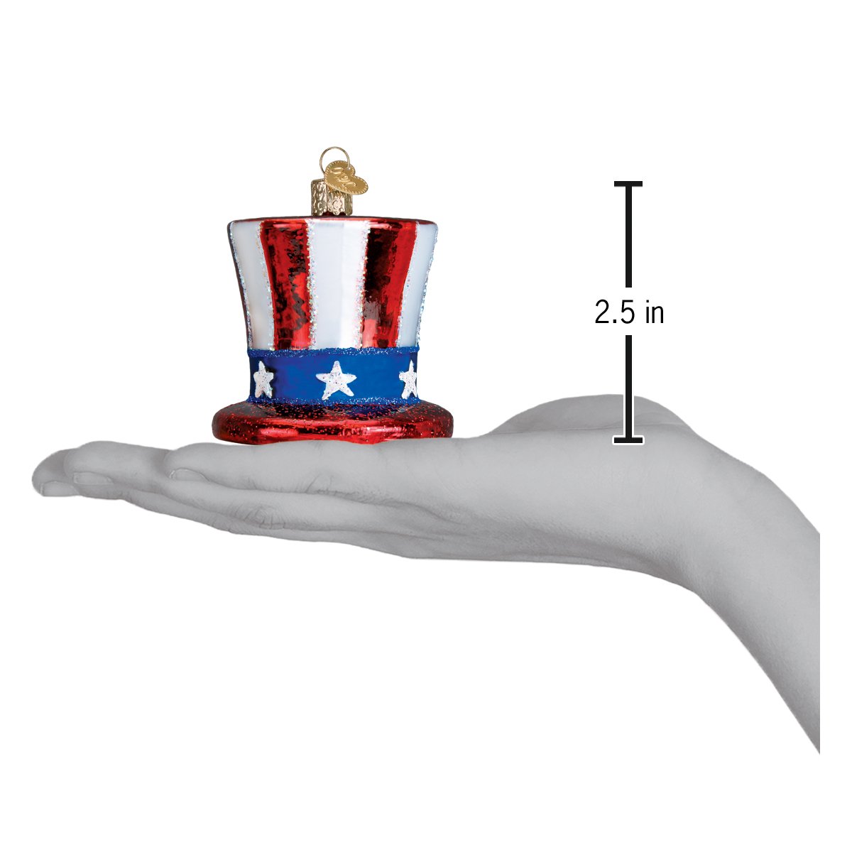 Uncle Sam's Hat Ornament - Southlake Paws