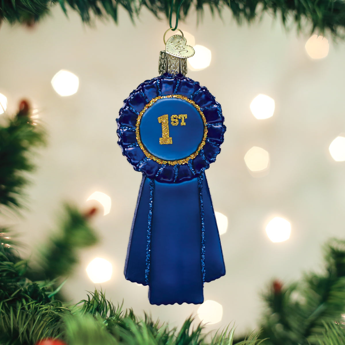 Blue Ribbon Ornament - Southlake Paws