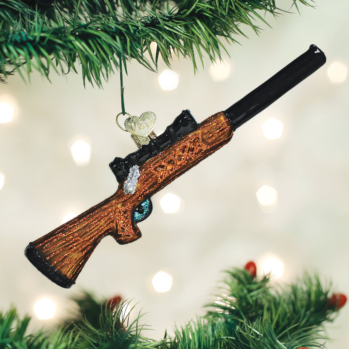Rifle Ornament - Southlake Paws