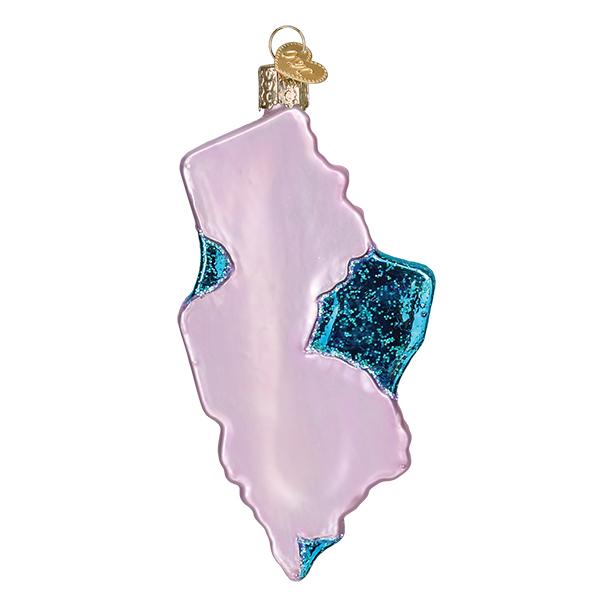 State Of New Jersey Ornament - Southlake Paws