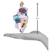 State Of New Jersey Ornament