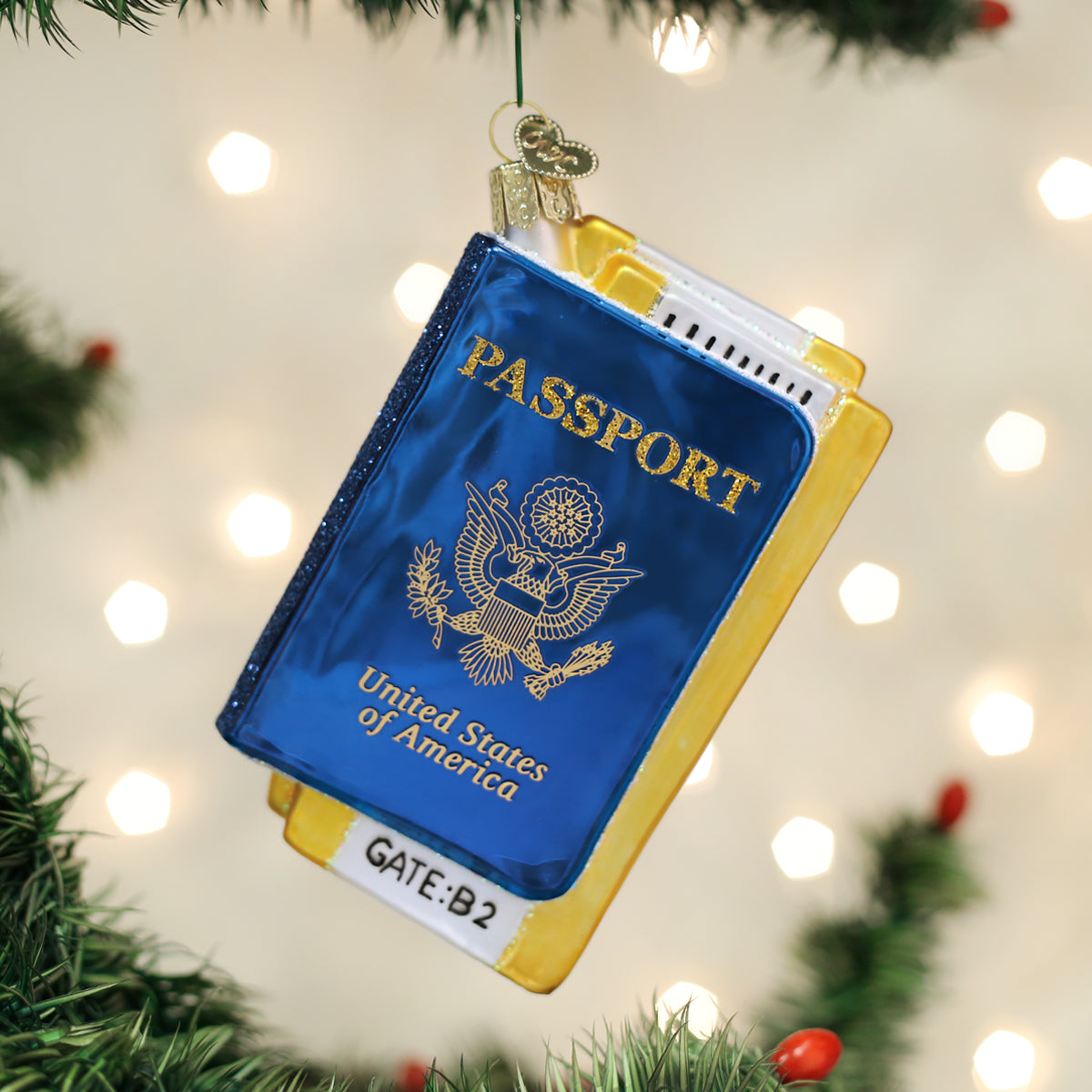 Passport Ornament - Southlake Paws