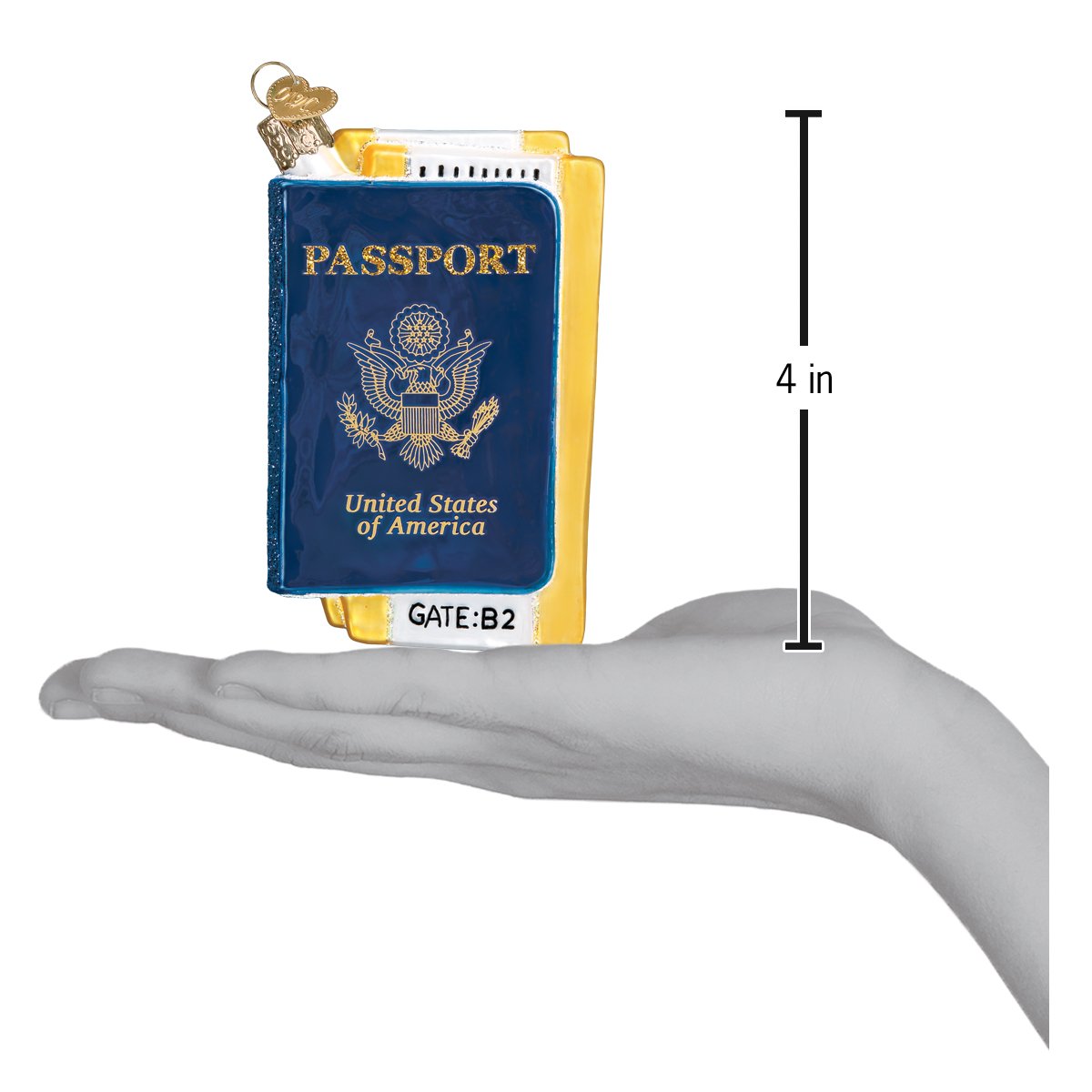 Passport Ornament - Southlake Paws