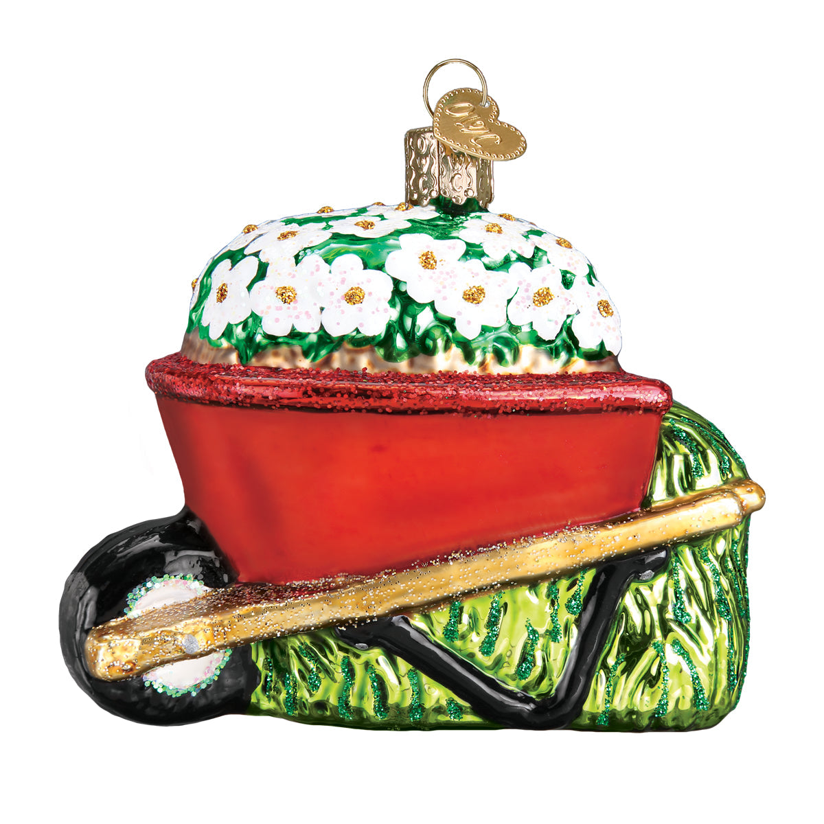 Wheelbarrow Ornament - Southlake Paws