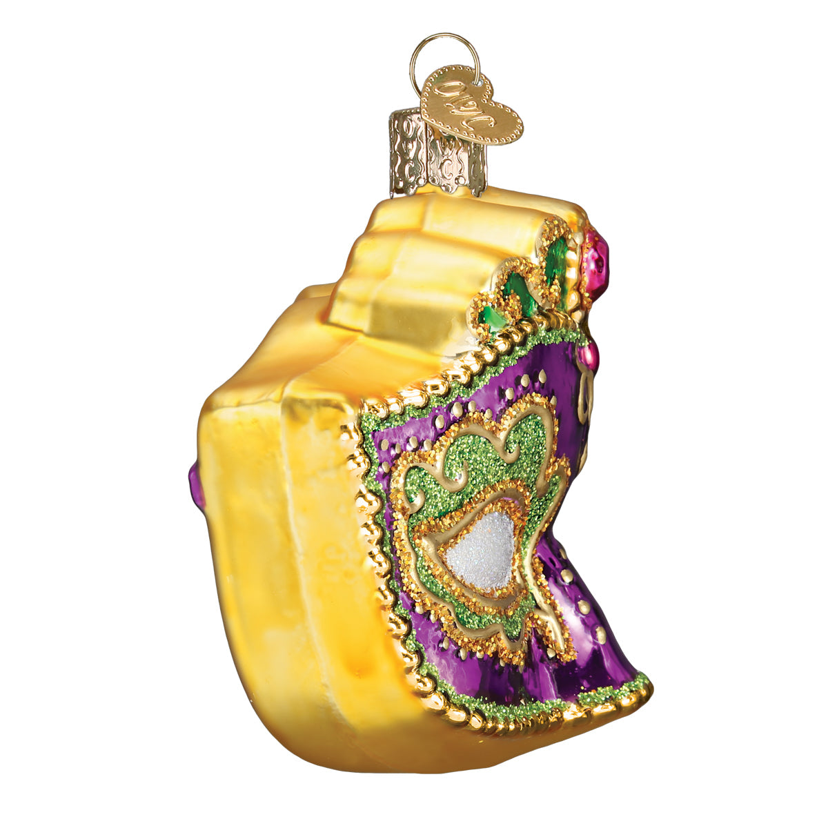 Mardi Gras Mask Ornament - Southlake Paws