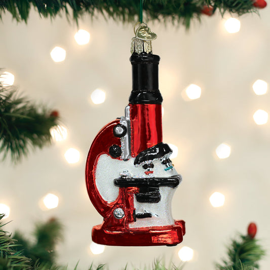 Microscope Ornament - Southlake Paws