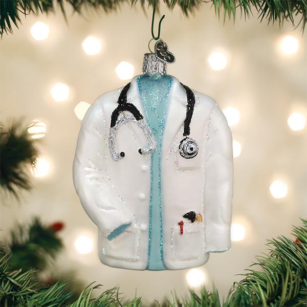 Doctor's Coat Ornament - Southlake Paws