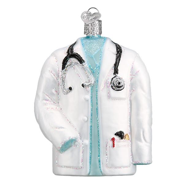 Doctor's Coat Ornament - Southlake Paws