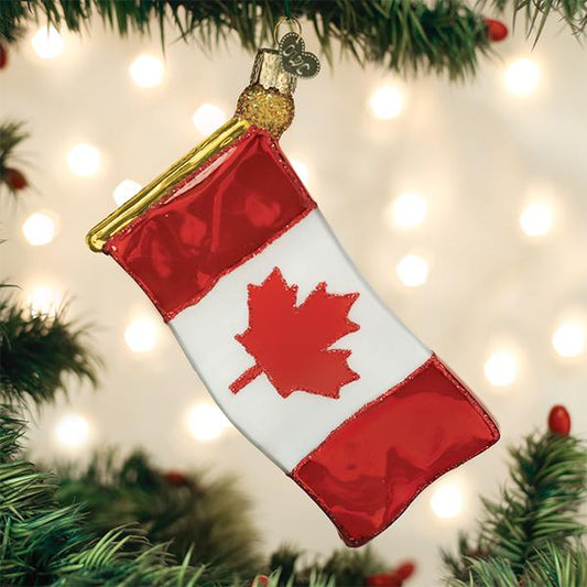 Canadian Flag Ornament - Southlake Paws