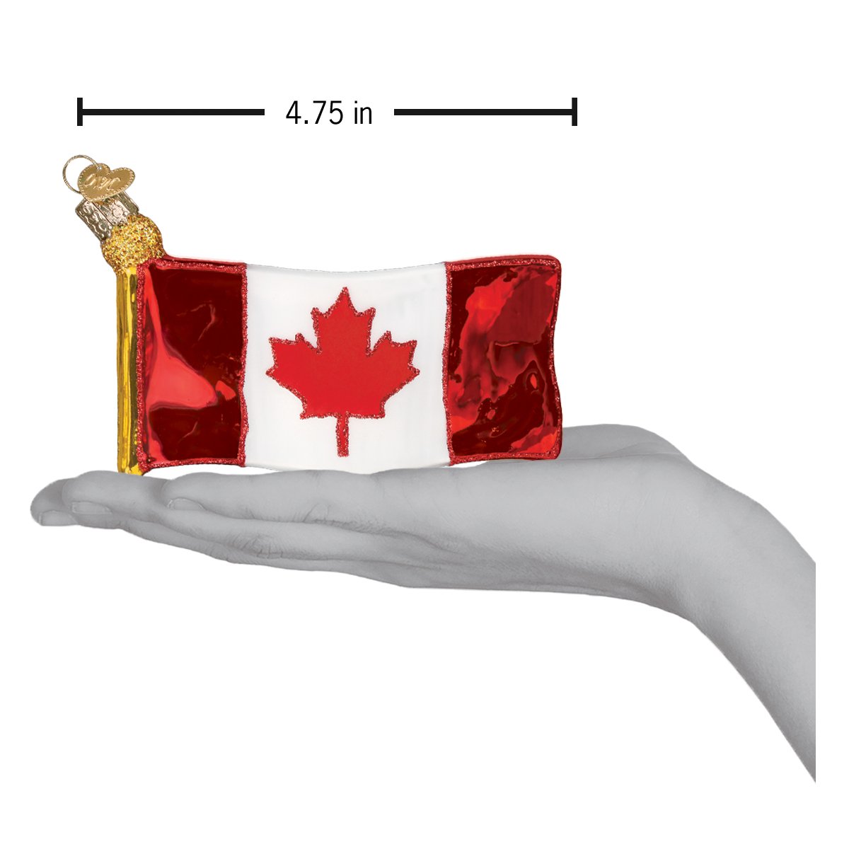 Canadian Flag Ornament - Southlake Paws
