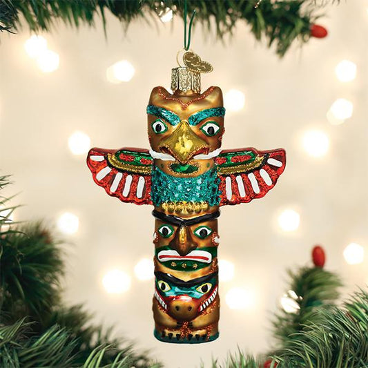 Totem Pole Ornament - Southlake Paws