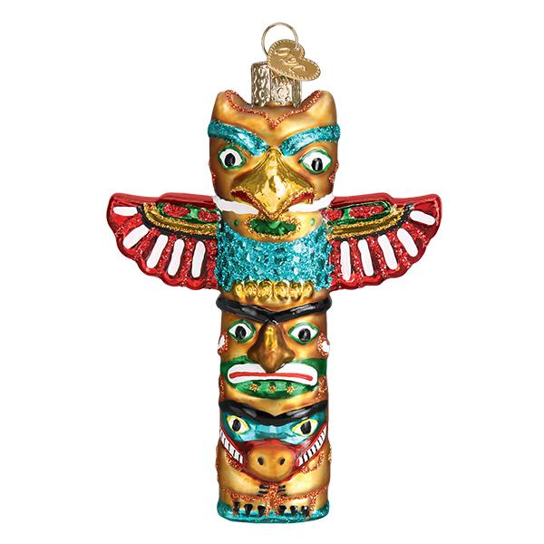 Totem Pole Ornament - Southlake Paws