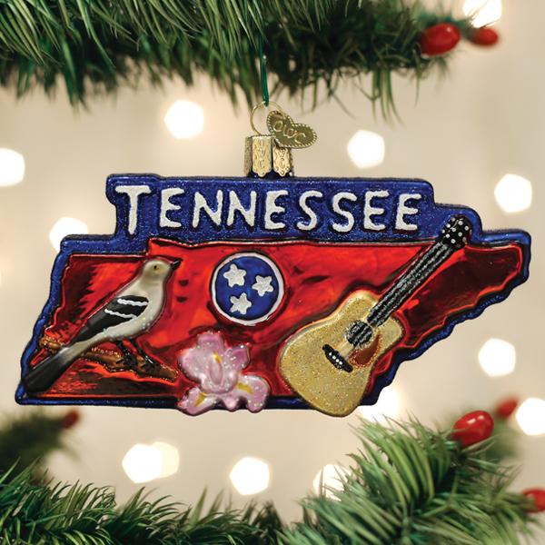 State Of Tennessee Ornament - Southlake Paws