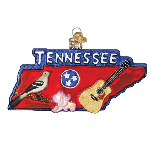 State Of Tennessee Ornament - Southlake Paws